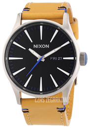 Nixon The Sentry Czarny/Skóra Ø42 mm A1051602-00