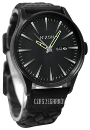 Nixon The Sentry Czarny/Skóra Ø42 mm A1051928