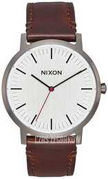 Nixon Srebrny/Skóra Ø40 mm A10582665-00