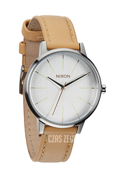 Nixon The Kensington Leather Biały/Skóra Ø37 mm A1081603-00
