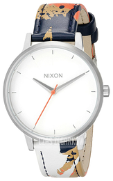 Nixon The Kensington Biały/Skóra Ø37 mm A1082088-00