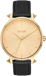 Nixon The Kensington Żółte złoto/Skóra Ø37 mm A1083148