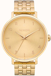 Nixon The Arrow Żółte złoto/Stal w odcieniu złota Ø38 mm A1090-502-00