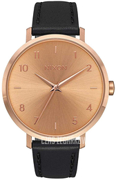Nixon Arrow Różowe złoto/Skóra Ø38 mm A10911098-00