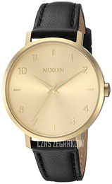 Nixon Żółte złoto/Skóra Ø38 mm A1091510-00