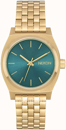 Nixon The Medium Time Teller Zielony/Stal w odcieniu złota Ø31 mm A1130-2626