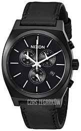 Nixon The Time Teller Czarny/Skóra A1164756-00
