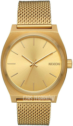 Nixon The Time Teller Żółte złoto/Stal w odcieniu złota Ø37 mm A1187-502-00