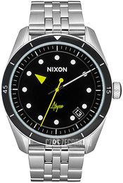 Nixon The Bullet Czarny/Stal Ø42 mm A12372971