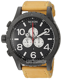 Nixon The 51-30 Czarny/Skóra Ø51 mm A1242448-00