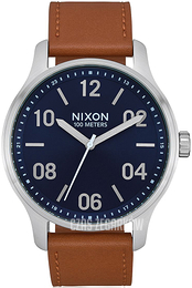 Nixon The Patrol Niebieski/Skóra Ø42 mm A1243 2186
