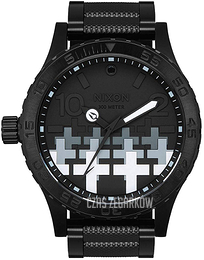 Nixon The 51-30 Czarny/Stal Ø51 mm A1246-3105-00
