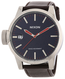 Nixon The Chronicle Niebieski/Skóra Ø40 mm A1271307-00