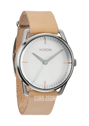 Nixon The Mellor Biały/Skóra Ø38 mm A1291603-00