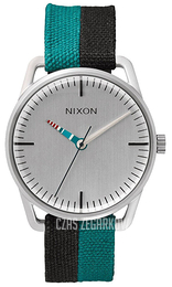 Nixon The Mellor Srebrny/Tkanina Ø38 mm A1292008-00