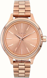 Nixon The Optimist Różowe złoto/Stal w kolorze różowego złota Ø34 mm A1342897-00