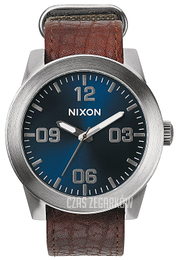 Nixon The Corporal Niebieski/Skóra Ø48 mm A2431656-00