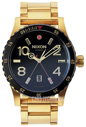 Nixon Czarny/Stal w odcieniu złota Ø45 mm A277513-00