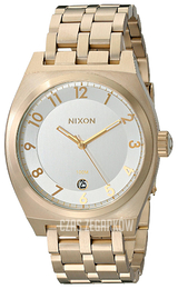 Nixon The Monopoly Srebrny/Stal w odcieniu złota Ø41 mm A3251219