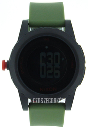Nixon Plastic Analog Czarny/Guma Ø44 mm A326048-00