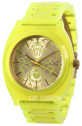 Nixon The Time Teller Żółte złoto/Plastik Ø40 mm A3271896