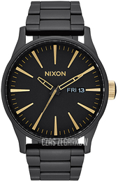 Nixon The Sentry Czarny/Stal Ø42 mm A356-1041-00