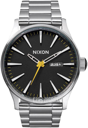 Nixon The Sentry Czarny/Stal Ø42 mm A356-1227-00