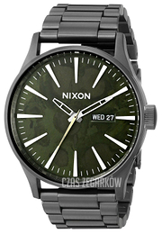 Nixon The Sentry Zielony/Stal Ø42 mm A3562069-00