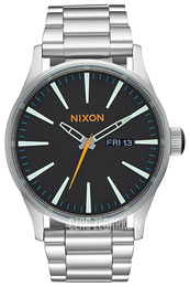 Nixon The Sentry Czarny/Stal Ø42 mm A3562336-00