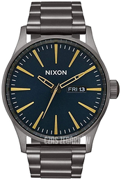 Nixon The Sentry Czarny/Stal Ø42 mm A3562983-00