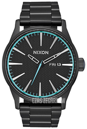 Nixon The Sentry Czarny/Stal Ø42 mm A356602-00