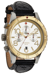 Nixon The 48-20 Biały/Skóra Ø48 mm A363-1884-00