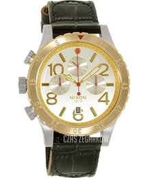 Nixon The 48-20 Biały/Skóra Ø48 mm A3631884-00