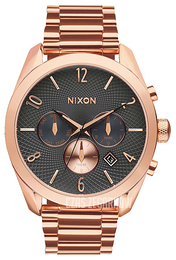 Nixon Szary/Stal w kolorze różowego złota Ø42 mm A3662046-00