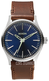 Nixon The Sentry Niebieski/Skóra Ø38 mm A3771524-00