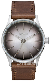 Nixon The Sentry Szary/Skóra Ø38 mm A3772594-00