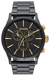 Nixon The Sentry Czarny/Stal Ø42 mm A3861041-00