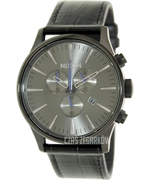 Nixon The Sentry Czarny/Skóra Ø52 mm A4051886-00