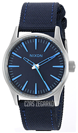 Nixon The Sentry Niebieski/Skóra Ø38 mm A4262219-00