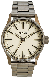 Nixon The Sentry Kremowy/Stal Ø38 mm A4502091-00