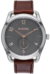 Nixon The C45 Szary/Skóra Ø45 mm A465-2064