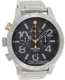 Nixon The 48-20 Chrono Czarny/Stal Ø48 mm A486000-00