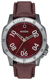 Nixon Czerwony/Skóra Ø45 mm A5082073-00