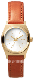 Nixon The Time Teller Srebrny/Skóra Ø26 mm A5091976-00