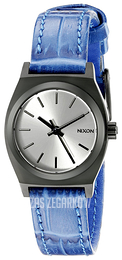 Nixon The Time Teller Srebrny/Skóra A5092131-00