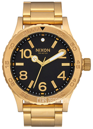 Nixon Czarny/Stal w odcieniu złota Ø46 mm A916510-00