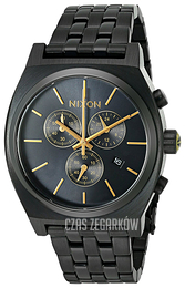 Nixon The Time Teller Czarny/Stal Ø39 mm A9721031-00