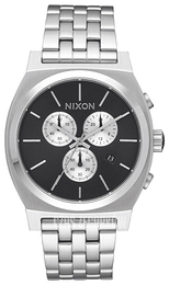 Nixon The Time Teller Czarny/Stal Ø39 mm A9722348-00