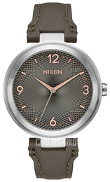 Nixon Szary/Skóra Ø39 mm A9922271-00