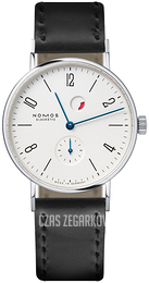 Nomos Glashütte Tangente Biały/Skóra Ø35 mm N-172
